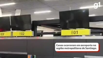 Homem quebra computadores ao descobrir que comprou passagem falsa Homem quebra computadores ao descobrir que comprou passagem falsa