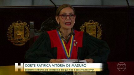 Supremo Tribunal de Justiça da Venezuela ratifica vitória de Maduro nas eleições