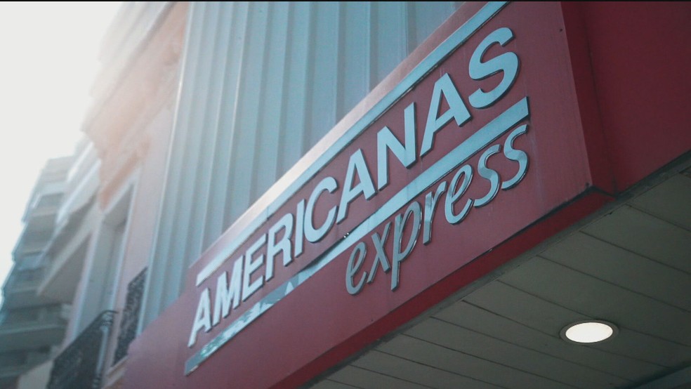 Fachada da Americanas — Foto: Reprodução/TV Globo