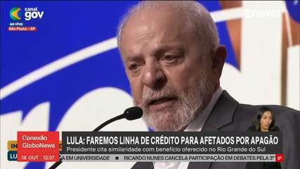 Apagão em SP: Lula anuncia linha de crédito federal para quem teve prejuízos