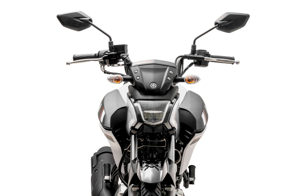 Yamaha Factor 150 2025 recebeu novo design de faróis e luzes de LED — Foto: Divulgação | Yamaha