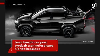 Lecar tem planos para produzir a primeira picape híbrida brasileira Lecar tem planos para produzir a primeira picape híbrida brasileira
