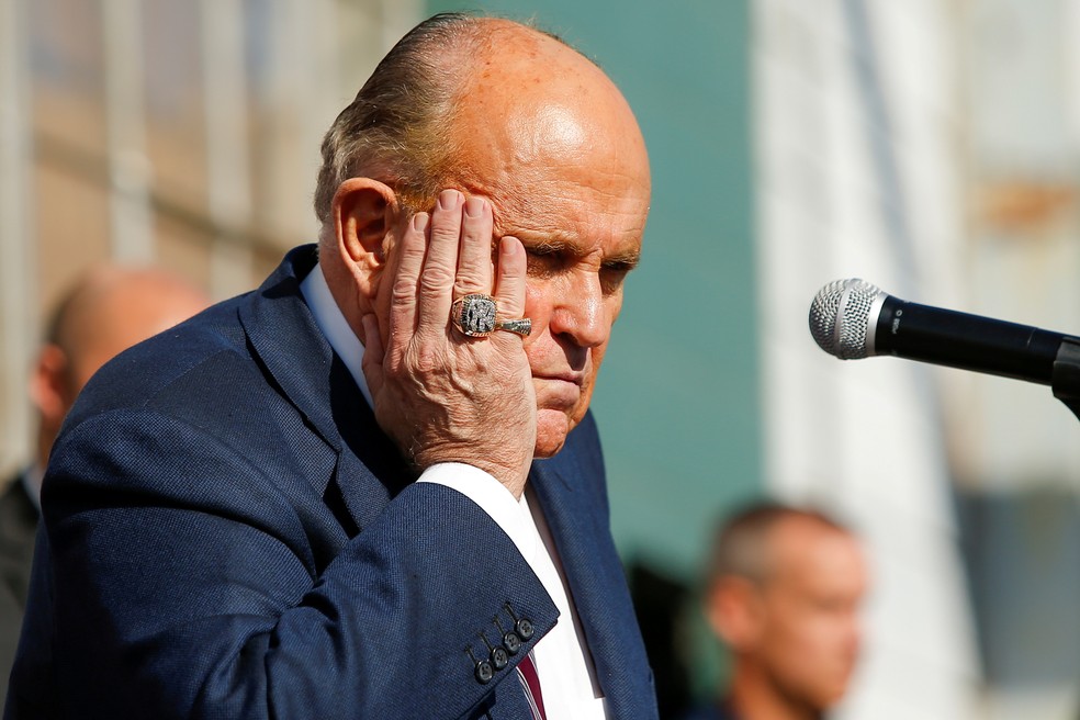Rudy Giuliani, ex-prefeito da cidade de Nova York e advogado pessoal do presidente Donald Trump, em imagem de arquivo. — Foto: Eduardo Munoz/Reuters