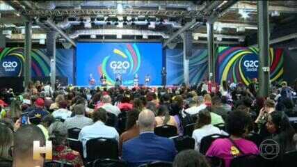 G20 Social entra no segundo dia e discute metas como a retirada de 600 milhões de pessoas da pobreza até 2030