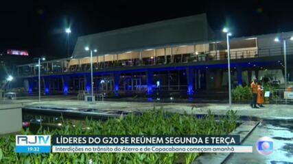 Cúpula do G20 começa a se reunir nesta segunda-feira (18/11) no Museu de Arte Moderna