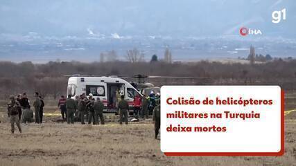 Colisão de helicópteros militares na Turquia deixa mortos