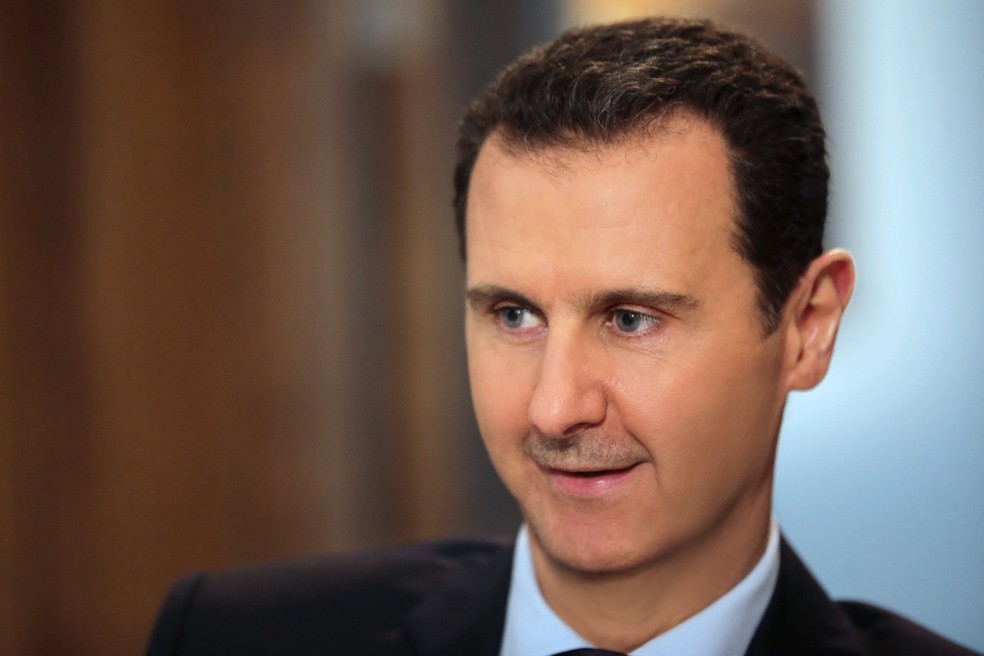 Ex-dtador da Síria Bashar al-Assad. — Foto: JOSEPH EID / AFP
