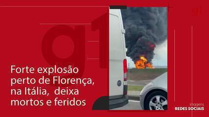 Forte explosão perto de Florença, na Itália, deixa mortos e feridos Forte explosão perto de Florença, na Itália, deixa mortos e feridos