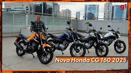 Nova Honda CG 160 2025 Nova Honda CG 160 2025