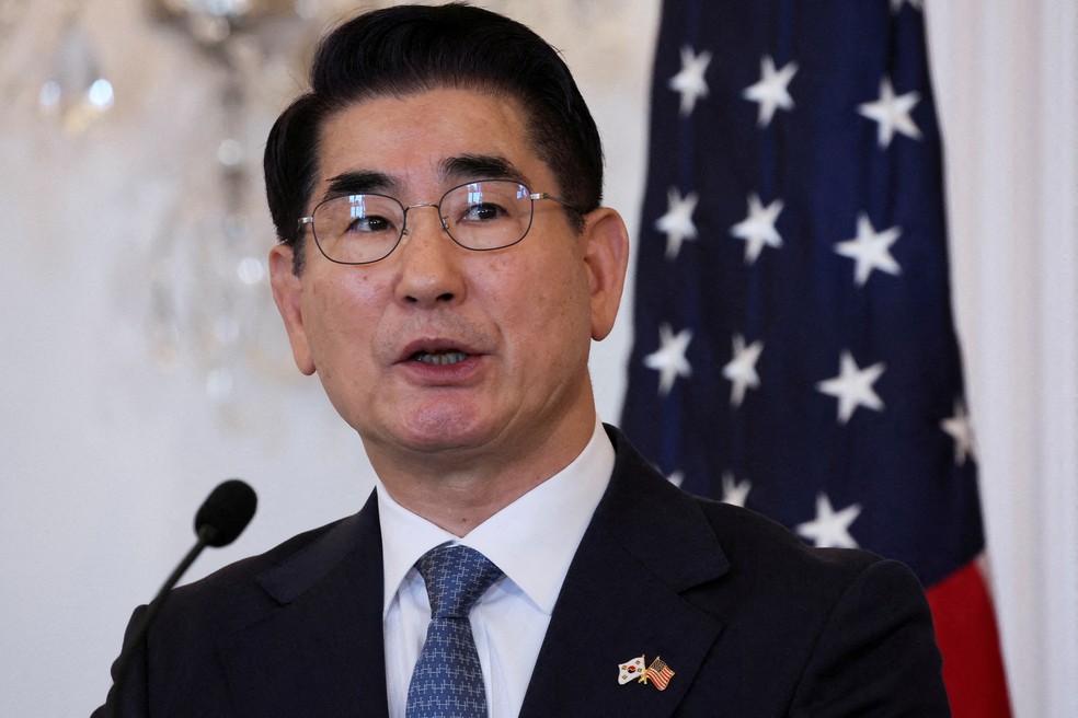Ex-ministro da Defesa da Coreia do Sul, Kim Yong-hyun. — Foto: REUTERS/Leah Millis//File Photo