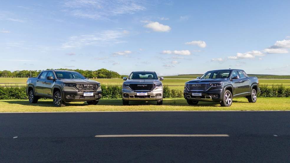 Nova gama diesel da Rampage passa a contar com motor 2.2 de 200 cv de potência e 45,9 kgfm de torque — Foto: Divulgação | Ram