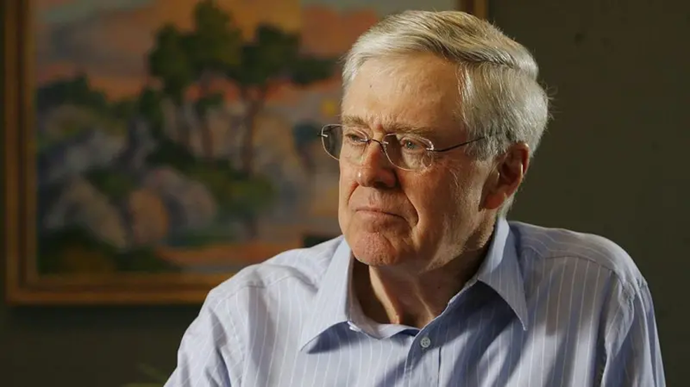 O empresário Charles Koch (na foto) e seu irmão Bill estão entre os grandes doadores para conservadores dos EUA — Foto: Getty Images via BBC