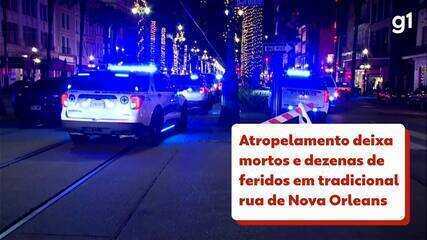 Atropelamento deixa mortos e feridos em tradicional rua de Nova Orleans Atropelamento deixa mortos e feridos em tradicional rua de Nova Orleans