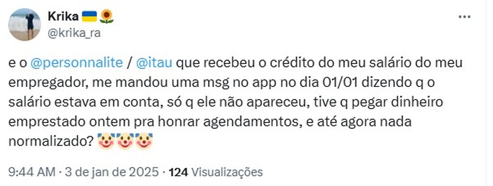 -- — Foto: Reprodução/X