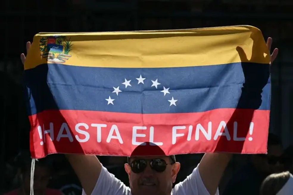 González pediu a liberdade dos presos políticos na Venezuela. — Foto: Getty Images via BBC
