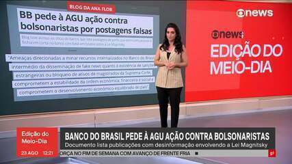Banco do Brasil pede à AGU ação contra postagens falsas de bolsonaristas Banco do Brasil pede à AGU ação contra postagens falsas de bolsonaristas