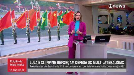 Em meio às tarifas dos EUA, Lula conversa com Xi Jinping Em meio às tarifas dos EUA, Lula conversa com Xi Jinping