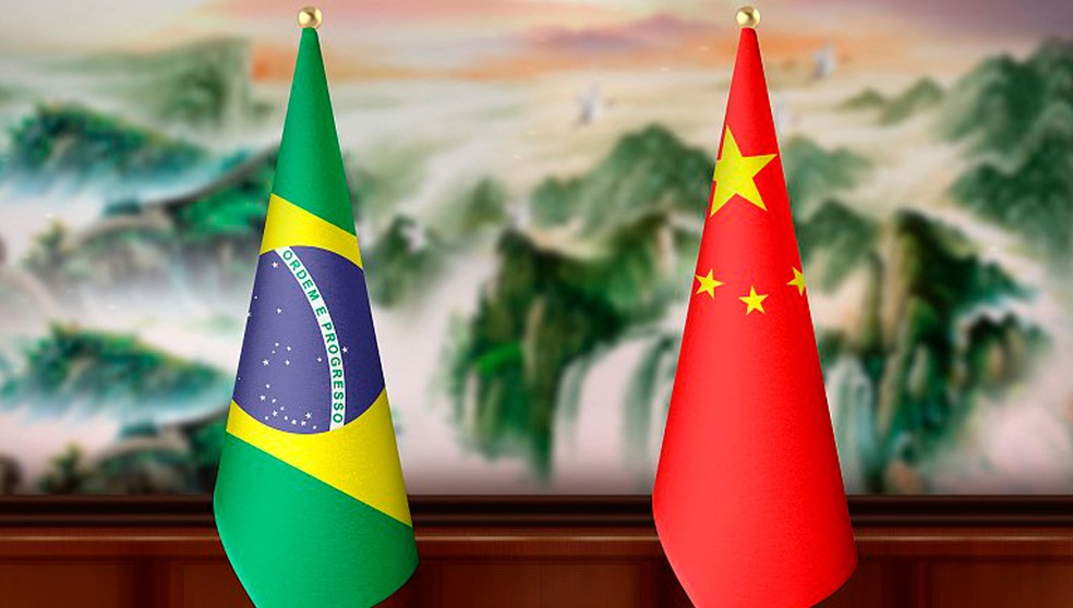 Post do porta-voz do Ministério das Relações Exteriores da China sobre o Brasil — Foto: X / Reprodução