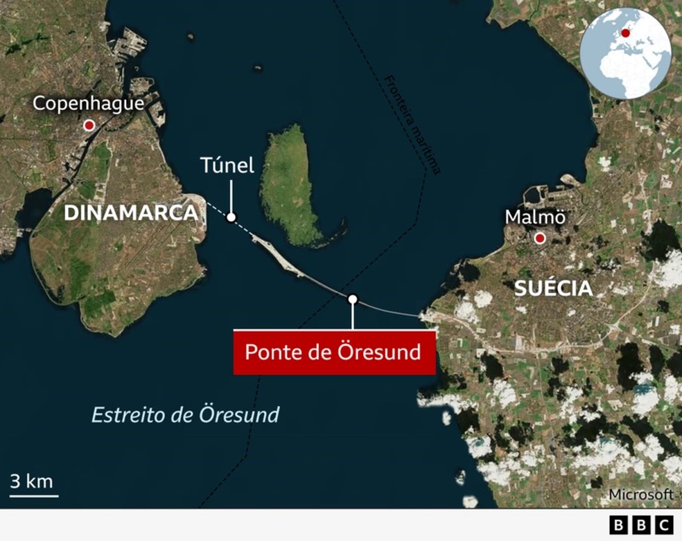 Ponte de Öresund — Foto: BBC News