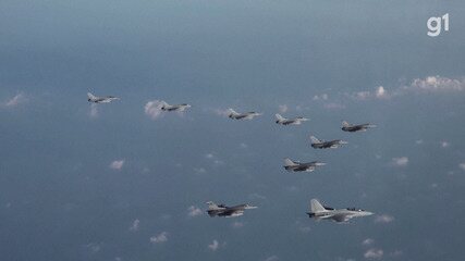 EUA e Coreia do Sul fazem exercício militar conjunto após teste de míssil norte-coreano EUA e Coreia do Sul fazem exercício militar conjunto após teste de míssil norte-coreano