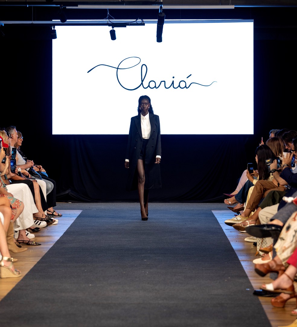 Desfile de moda foi realizado no mês de julho na Itália — Foto: Cedida