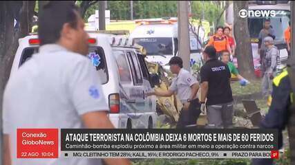 Ataque terrorista deixa mortos e mais de 60 feridos na Colômbia Ataque terrorista deixa mortos e mais de 60 feridos na Colômbia