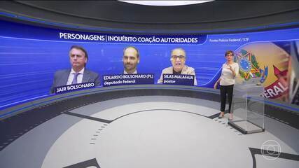 O ex-presidente Jair Bolsonaro e o filho Eduardo Bolsonaro foram indiciados pela Polícia Federal