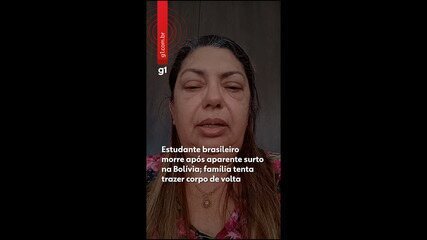 Estudante brasileiro morre após aparente surto na Bolívia; família tenta trazer corpo Estudante brasileiro morre após aparente surto na Bolívia; família tenta trazer corpo