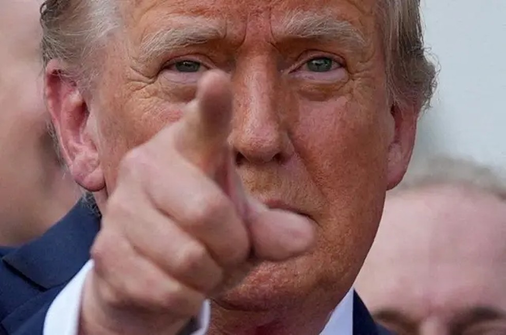 Trump disse que 'julgamento não deveria estar ocorrendo' e que é 'caça às bruxas' contra Bolsonaro — Foto: Reuters