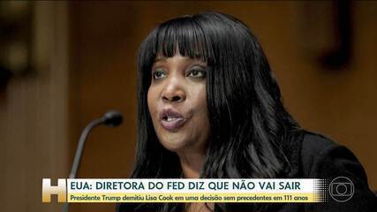 Diretora do Fed diz que não vai deixar o cargo após ser demitida por Trump