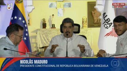 Venezuela reage ao envio de navios militares americanos para região marítima do país Venezuela reage ao envio de navios militares americanos para região marítima do país