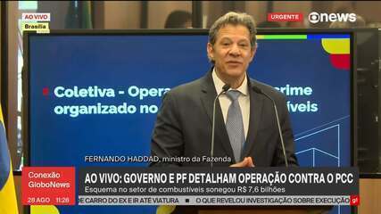 Haddad diz que megaoperação contra PCC conseguiu chegar 'ao andar de cima' do crime organizado Haddad diz que megaoperação contra PCC conseguiu chegar 'ao andar de cima' do crime organizado