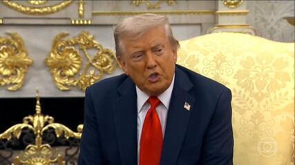Trump ameaça taxar China em 200% e países que regulam empresas de tecnologia Trump ameaça taxar China em 200% e países que regulam empresas de tecnologia