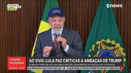 Lula reforça críticas à guerra em Gaza e a Trump: 'Não estamos dispostos a sermos tratados como subalternos' Lula reforça críticas à guerra em Gaza e a Trump: 'Não estamos dispostos a sermos tratados como subalternos'