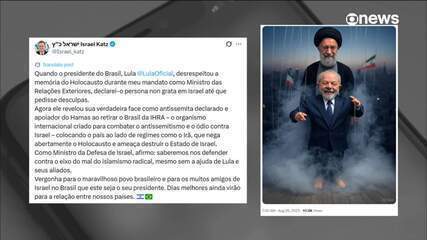 Ministro da Defesa de Israel critica Lula Ministro da Defesa de Israel critica Lula