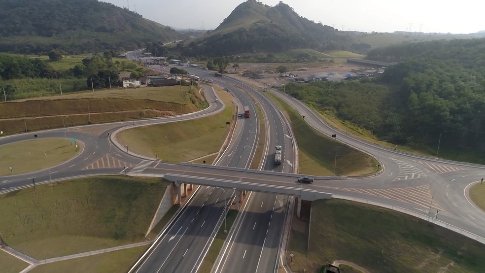 BR 101, no Espírito Santo — Foto: Reprodução/ TV Gazeta
