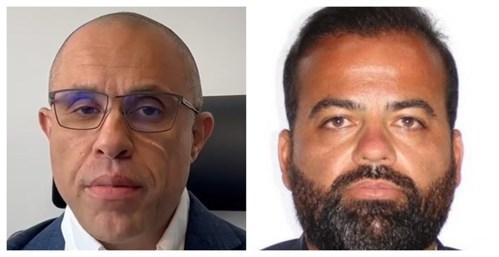 Mohamad Hussein Mourad, conhecido como "Primo", e Roberto Augusto Leme da Silva, o "Beto Louco", eram responsáveis por comandar o esquema do PCC no setor de combustíveis. — Foto: Montagem g1/Reprodução/Redes sociais/Polícia Civil