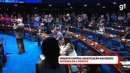 Entenda em 6 pontos o projeto contra adultização nas redes Entenda em 6 pontos o projeto contra adultização nas redes