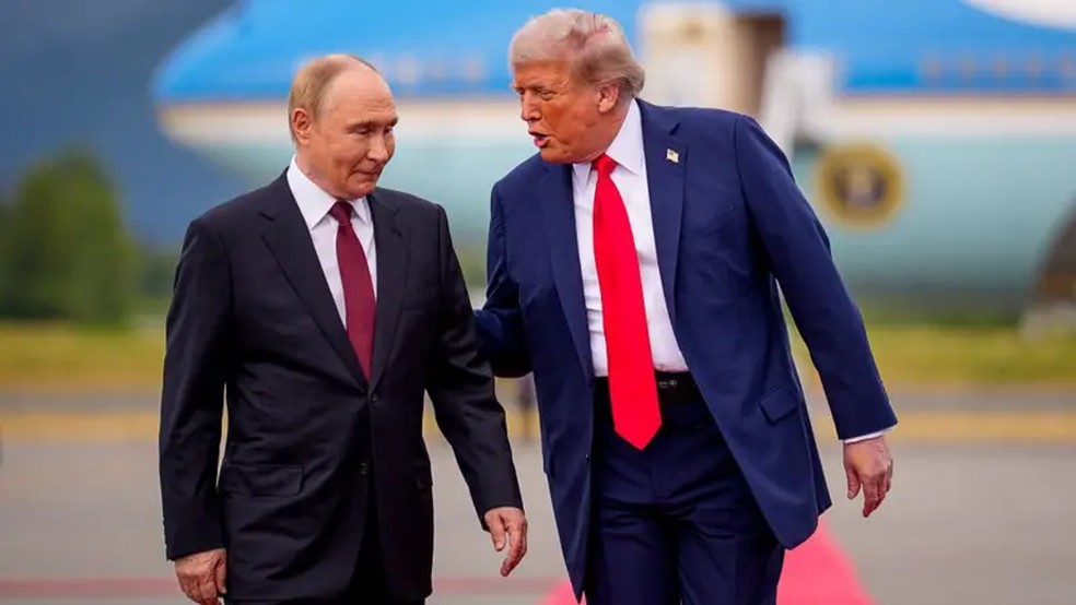 O que cúpula do Alasca significa para Trump, Putin e Zelensky em 6 pontos. — Foto: Getty Images