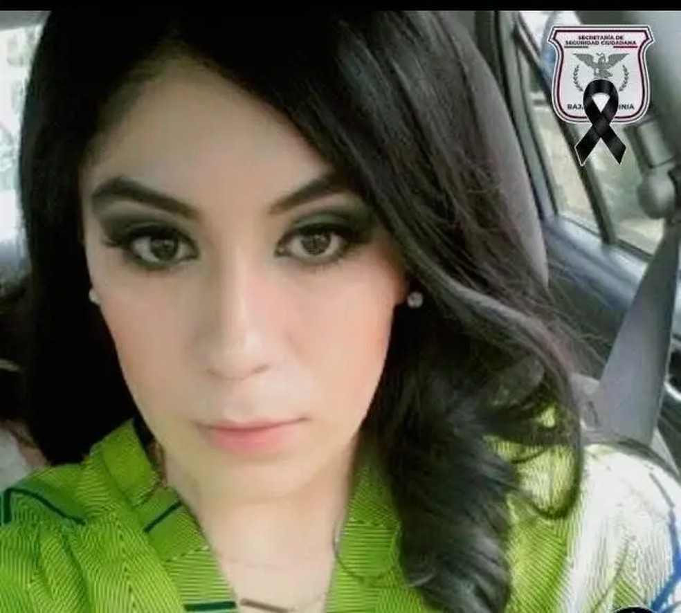 Abigail Esparza Reyes tinha 33 anos e coordenava a operação quando foi baleada — Foto: SSC via BBC