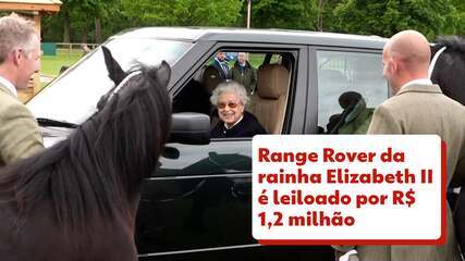 Range Rover da Rainha Elizabeth é leiloado por R$ 1,2 milhão