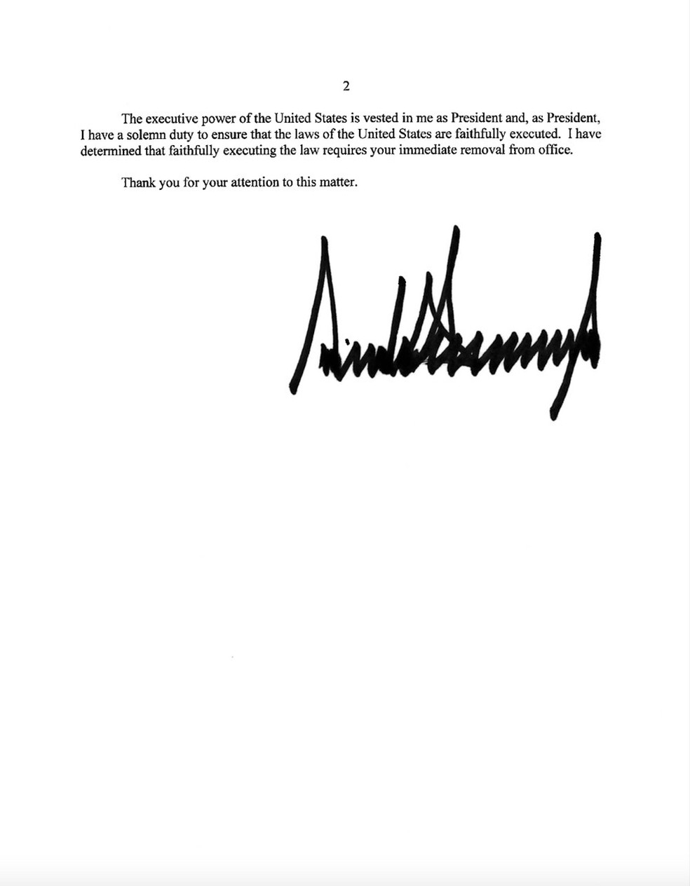 Em documento, Trump anuncia a demissão de Lisa Cook, do Fed. — Foto: Reprodução