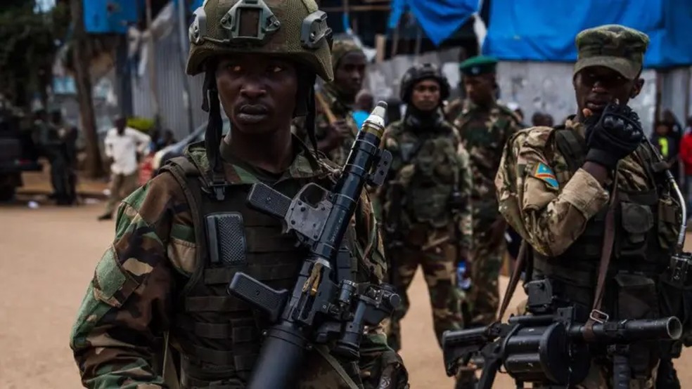Os rebeldes do M23 têm ligações com Ruanda. — Foto: Getty Images via BBC