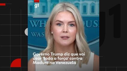 Governo Trump diz que vai usar 'toda a força' contra Maduro na Venezuela Governo Trump diz que vai usar 'toda a força' contra Maduro na Venezuela
