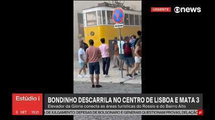 Bondinho descarrila no Centro de Lisboa e mata 3