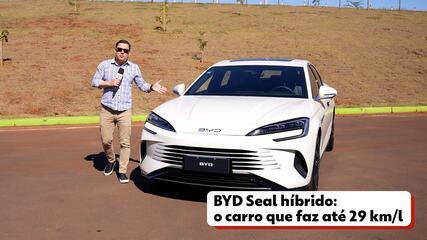 BYD Seal híbrido: o carro que faz até 29 km/l