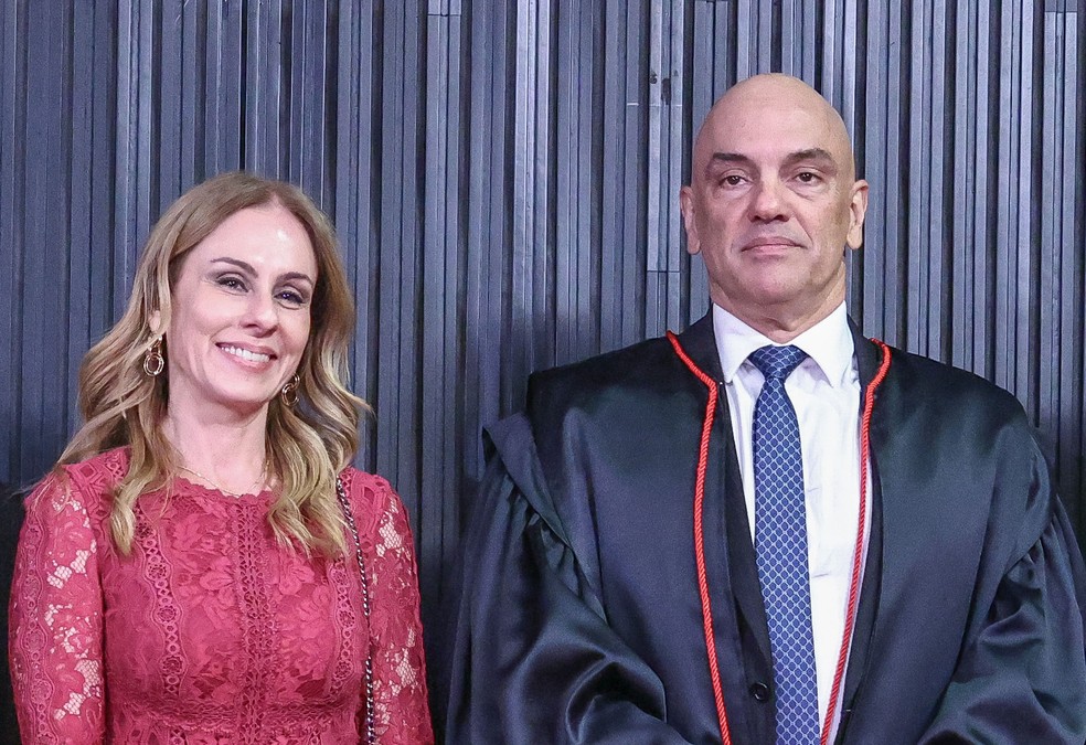Viviane e Alexandre de Moraes — Foto: Divulgação