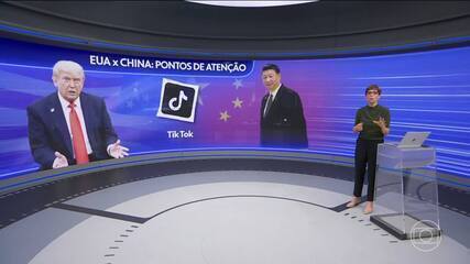 Trump conversa com Xi Jinping e fala em 'aprovação' de acordo sobre TikTok; China não confirma