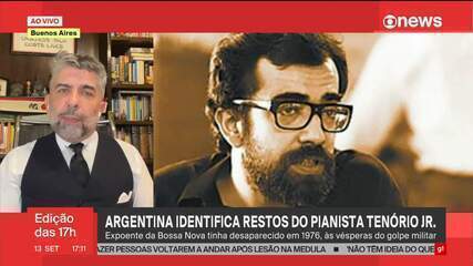 Argentina identifica restos de pianista brasileiro Tenório Jr. Argentina identifica restos de pianista brasileiro Tenório Jr.