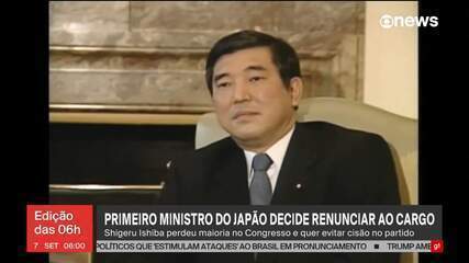 Primeiro ministro do Japão decide renunciar ao cargo Primeiro ministro do Japão decide renunciar ao cargo